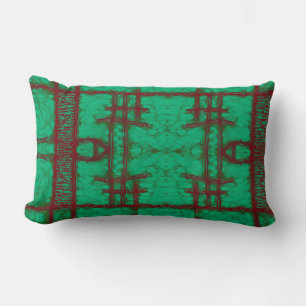 Red Square Lumbar Pillow