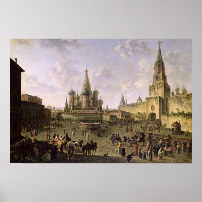 Red Square, Moscow, 1801 Poster (Front)
