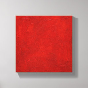 Red Square (Oil, Style: 2) Canvas Print