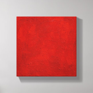 Red Square (Oil, Style: 2) Canvas Print