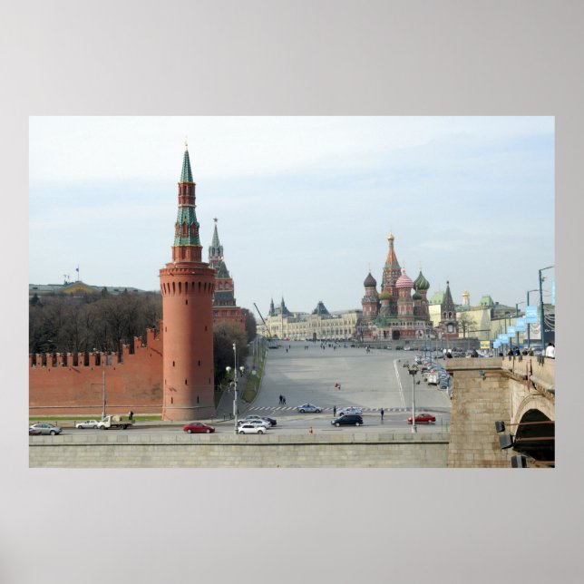 Red Square Poster (Front)