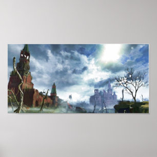 Red Square Poster