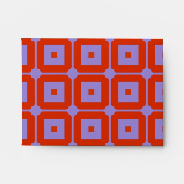 Red Squares Envelopes (Front)