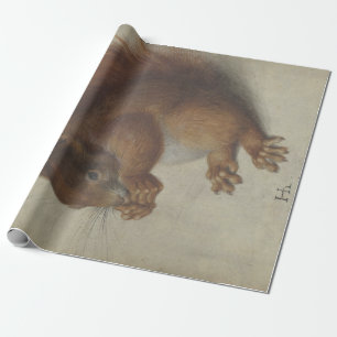 Red Squirrel (by Hans Hoffmann) Wrapping Paper
