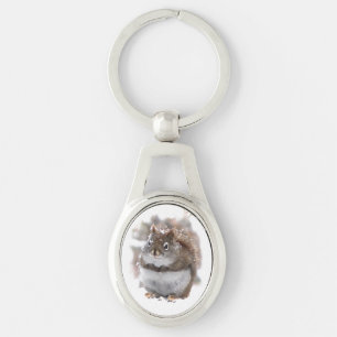 Red Squirrel Keychain