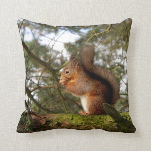 Red Squirrel Pillow/Cushion Throw Pillow