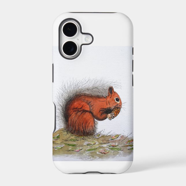 Red Squirrel pine cone (Back)