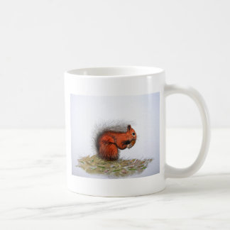 Red Squirrel pine cone Coffee Mug