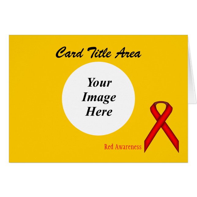 Red Standard Ribbon Template by Kenneth Yoncich (Front Horizontal)