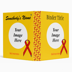 Red Standard Ribbon Template by Kenneth Yoncich Binder