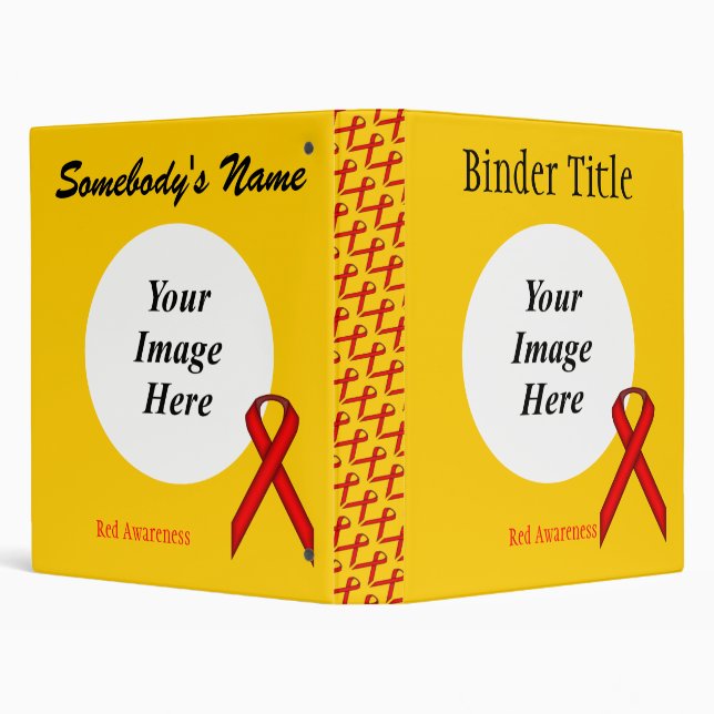 Red Standard Ribbon Template by Kenneth Yoncich Binder (Background)
