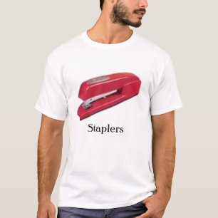 red stapler 2, Staplers - Customized T-Shirt
