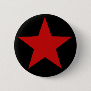 Red Star 2 Inch Round Button