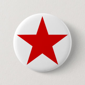Red Star ★ 2 Inch Round Button