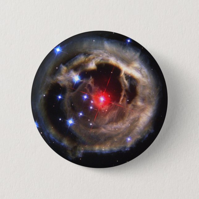 Red Star 2 Inch Round Button (Front)