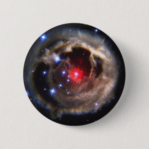 Red Star 2 Inch Round Button