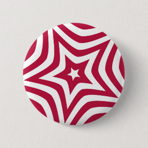 Red Star 2 Inch Round Button