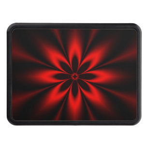 Red Star Burst Trailer Hitch Cover