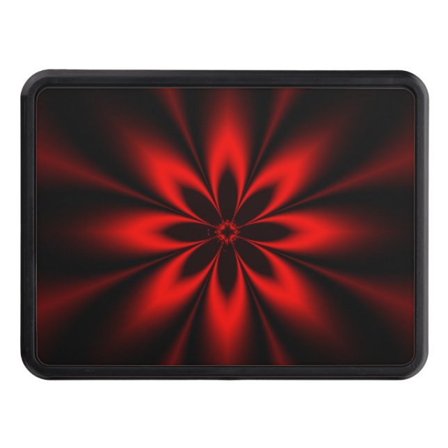 Red Star Burst Trailer Hitch Cover (Front)