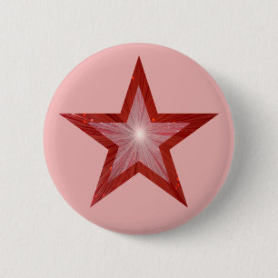 Red Star button pink
