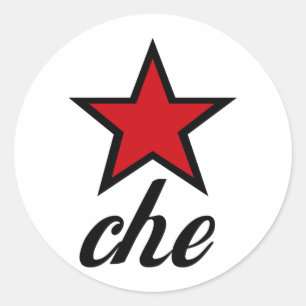 Red Star Che Guevara! Classic Round Sticker