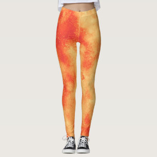 Red Star Cluster Leggings