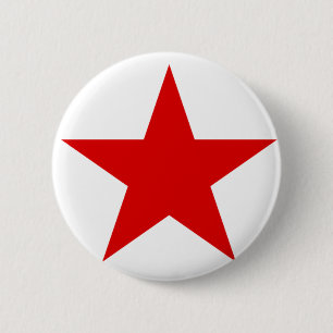 Red Star Communist 2 Inch Round Button