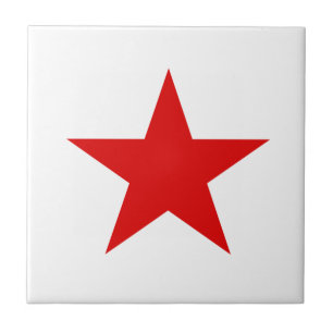 Red Star Communist Tile
