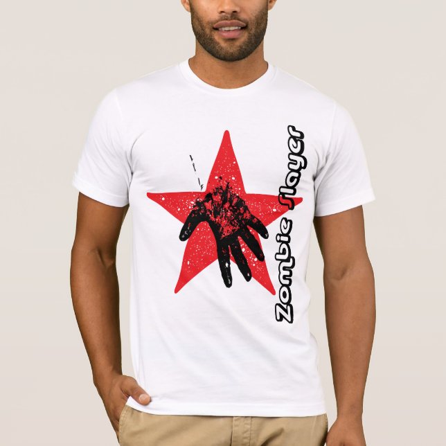 Red Star Hand Zombie Slayer (Tee) T-Shirts (Front)