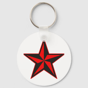 Red Star Keychain