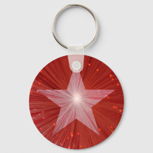 Red Star keychain