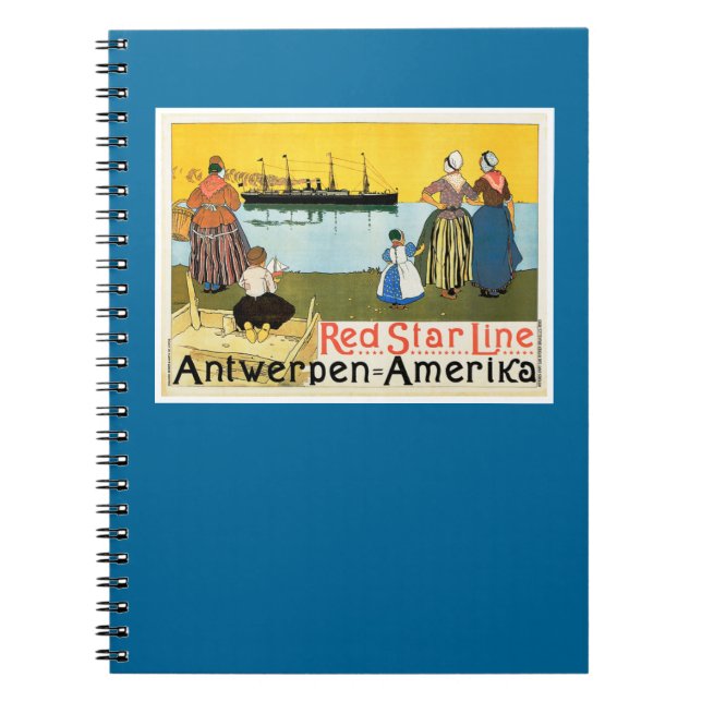 Red Star Line ~ Antwerpen-Amerika Notebook (Front)