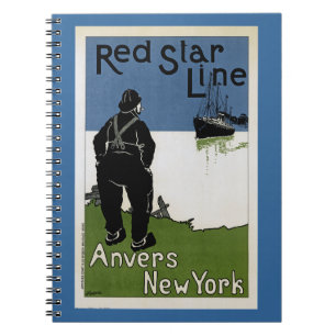 Red Star Line Notebook
