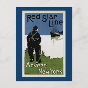 Red Star Line Postcard