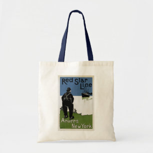 Red Star Line Tote Bag