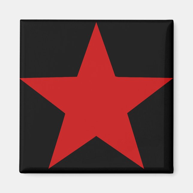 Red Star Magnet (Front)