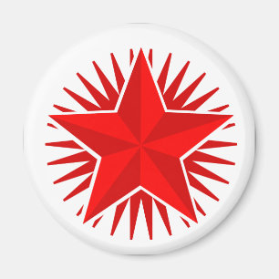 Red Star Magnet