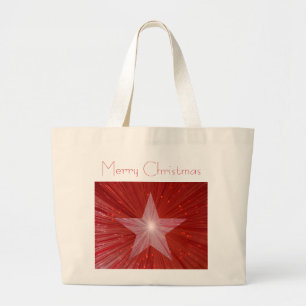 Red Star 'Merry Christmas' jumbo tote bag
