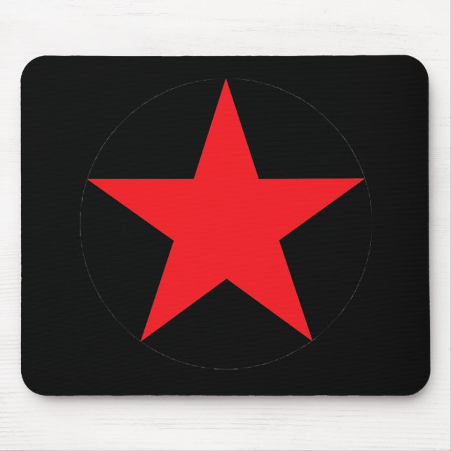 Red Star Mouse Pad (Front)