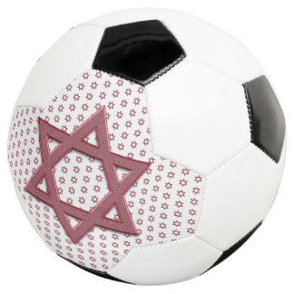 Red Star of David Seamless Soccer Ball