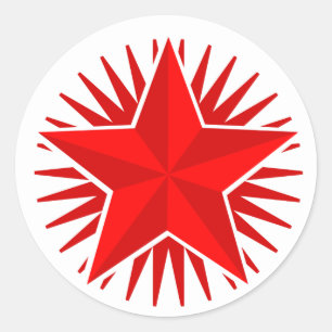 Red Star Sticker