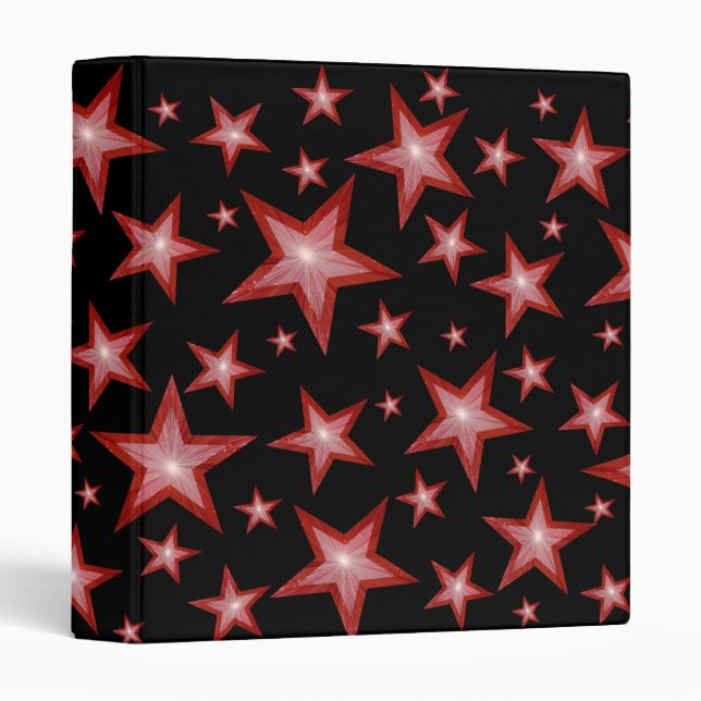 Red Stars binder black (Front/Spine)