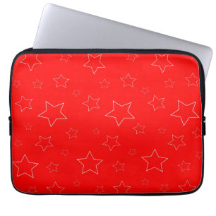 Red Stars Electronics Bag