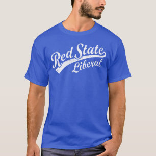 Red State Liberal Blue Wave T-Shirt