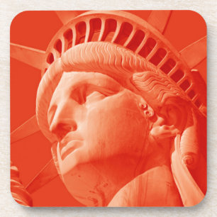 Red Statue of Liberty Coaster
