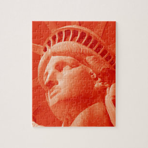 Red Statue of Liberty Jigsaw Puzzle
