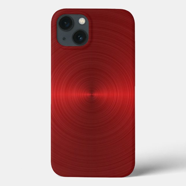 Red steel print Case-Mate iPhone Case (Back)