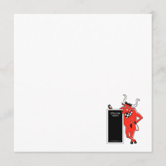 Red Steer Chalkboard menu