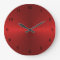 Red Stell Wall Clock