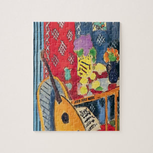 Red Still Life with Lyr Jigsaw Puzzle